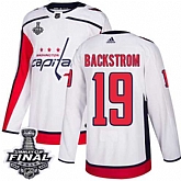 Capitals 19 Nicklas Backstrom White 2018 Stanley Cup Final Bound Adidas Jersey,baseball caps,new era cap wholesale,wholesale hats